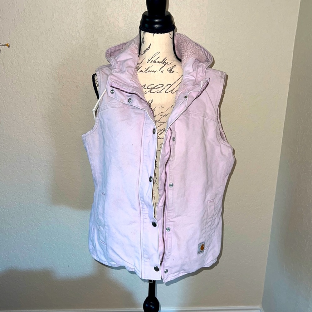 CARHARTT WASHED DUCK INSULATED, HOODED VEST